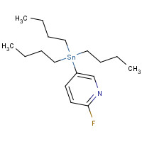 1025687-41-5 2-Fluoro-5-(tributylstannyl)pyridine chemical structure