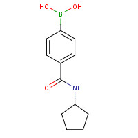 850568-15-9 4-Cyclopentylaminocarbonylphenylboronic acid chemical structure