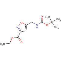 253196-37-1 Ethyl 5-(N-Boc)aminomethylisoxazole-3-carboxylate chemical structure