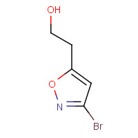 105175-00-6 3-Bromo-5-(2-hydroxyethyl)isoxazole chemical structure