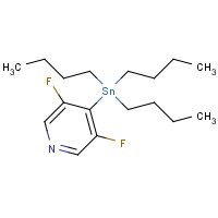 765916-82-3 3,5-Difluoro-4-(tributylstannyl)pyridine chemical structure