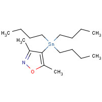 136295-80-2 3,5-Dimethyl-4-(tributylstannyl)isoxazole chemical structure