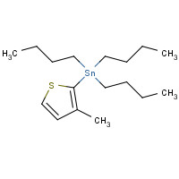 166766-89-8 3-Methyl-2-(tributylstannyl)thiophene chemical structure