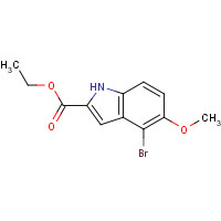 30933-69-8 Ethyl 4-bromo-5-methoxy-1H-indole-2-carboxylate chemical structure