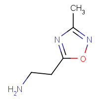 147216-21-5 2-(3-Methyl-1,2,4-oxadiazol-5-yl)ethan-1-amine chemical structure