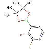 1150561-78-6 3-Bromo-2-fluoropyridine-4-boronic acid pinacol ester chemical structure