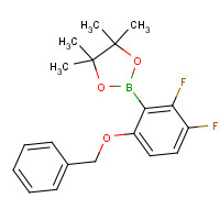 1204580-70-0 2,3-Difluoro-6-(benzyloxy)phenylboronic acid pinacol ester chemical structure