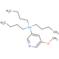 1204580-74-4 5-Methoxy-3-(tributylstannyl)pyridine chemical structure
