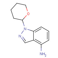 1053655-57-4 4-Amino-1-(tetrahydropyranyl)-1H-indazole chemical structure