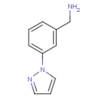 687635-04-7 3-Pyrazol-1-yl-benzylamine chemical structure