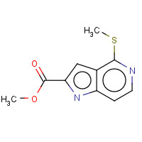 688356-98-1 Methyl 4-methylsulfanyl-5-azaindole-2-carboxylate chemical structure