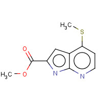 688356-75-4 Methyl 4-methylsulfanyl-7-azaindole-2-carboxylate chemical structure