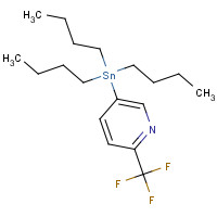 1204580-76-6 5-Tributylstannyl-2-trifluoromethylpyridine chemical structure