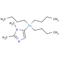 86051-75-4 1,2-Dimethyl-5-(tributylstannyl)imidazole chemical structure