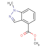1071428-42-6 1-Methyl-1H-indazole-4-carboxylic acid methyl ester chemical structure