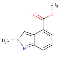 1071428-43-7 2-Methyl-2H-indazole-4-carboxylic acid methyl ester chemical structure