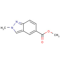 1092351-86-4 2-Methyl-2H-indazole-5-carboxylic acid methyl ester chemical structure