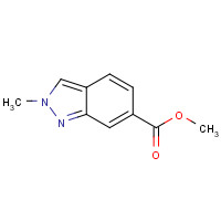 1071433-01-6 2-Methyl-2H-indazole-6-carboxylic acid methyl ester chemical structure