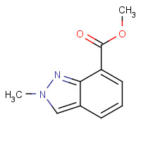 1092351-88-6 2-Methyl-2H-indazole-7-carboxylic acid methyl ester chemical structure
