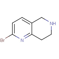 944709-52-8 2-Bromo-5,6,7,8-tetrahydro-1,6-naphthyridine chemical structure