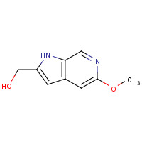 17288-43-6 (5-Methoxy-1H-pyrrolo[2,3-c]pyridin-2-yl)methanol chemical structure