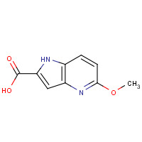 17288-33-4 5-Methoxy-1H-pyrrolo[3,2-b]pyridine-2-carboxylic acid chemical structure
