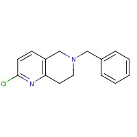 1172576-12-3 6-N-Benzyl-2-chloro-5,6,7,8-tetrahydro-1,6-naphthyridine hydrochloride chemical structure