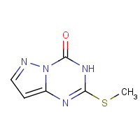 54346-18-8 2-(Methylthio)pyrazolo[1,5-a][1,3,5]triazin-4(3H)-one chemical structure
