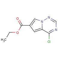 903129-94-2 Ethyl 4-chloropyrrolo[1,2-f][1,2,4]triazine-6-carboxylate chemical structure