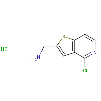 1187830-62-1 (4-Chlorothieno[3,2-c]pyridin-2-yl)methanamine hydrochloride chemical structure