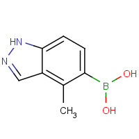 1245816-09-4 4-Methyl-1H-indazole-5-boronic acid chemical structure