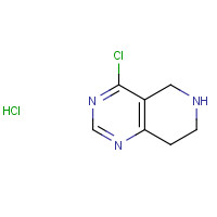1172808-59-1 4-Chloro-5,6,7,8-tetrahydropyrido[4,3-d]pyrimidine hydrochloride chemical structure