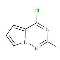 1039364-45-8 4-Chloro-2-iodopyrrolo[1,2-f][1,2,4]triazine chemical structure