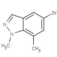 1092352-34-5 5-Bromo-1,7-dimethyl-1H-indazole chemical structure