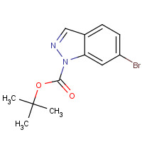 877264-77-2 6-Bromoindazole-1-carboxylic acid tert-butyl ester chemical structure