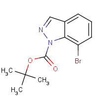 1092352-37-8 7-Bromoindazole-1-carboxylic acid tert-butyl ester chemical structure