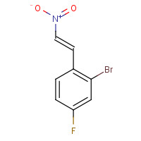 1173360-91-2 2-Bromo-4-fluoro-1-((E)-2-nitrovinyl)benzene chemical structure