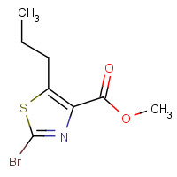 1120214-96-1 Methyl 2-bromo-5-propylthiazole-4-carboxylate chemical structure