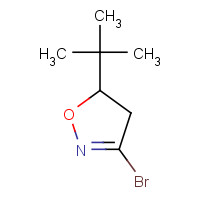 128464-85-7 3-Bromo-5-tert-butyl-4,5-dihydroisoxazole chemical structure