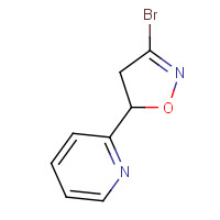 1120215-06-6 2-(3-Bromo-4,5-dihydroisoxazol-5-yl)pyridine chemical structure