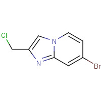 1019023-07-4 7-Bromo-2-chloromethylimidazo[1,2-a]pyridine chemical structure