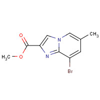 1171424-92-2 Methyl 8-Bromo-6-methylimidazo[1,2-a]pyridine-2-carboxylate chemical structure