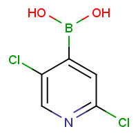 847664-64-6 2,5-Dichloropyridine-4-boronic acid chemical structure