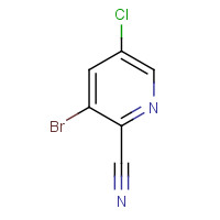 760207-83-8 3-Bromo-5-chloropyridine-2-carbonitrile chemical structure