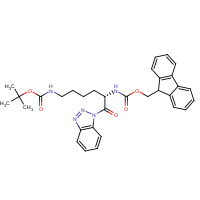 1126433-45-1 Fmoc-Lys(Boc)-Bt chemical structure