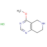 1187830-54-1 5,6,7,8-Tetrahydro-4-methoxypyrido[4,3-d]pyrimidine hydrochloride chemical structure