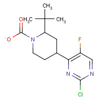 1053657-03-6 tert-Butyl-4-(2-chloro-5-fluoropyrimidin-4-yl)piperidine-1-carboxylate chemical structure