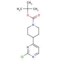 1001754-82-0 tert-Butyl 4-(2-chloropyrimidin-4-yl)piperidine-1-carboxylate chemical structure