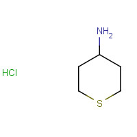 233763-40-1 Tetrahydro-2H-thiopyran-4-amine hydrochloride chemical structure