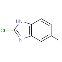 256518-97-5 2-Chloro-5-iodo-1H-benzo[d]imidazole chemical structure